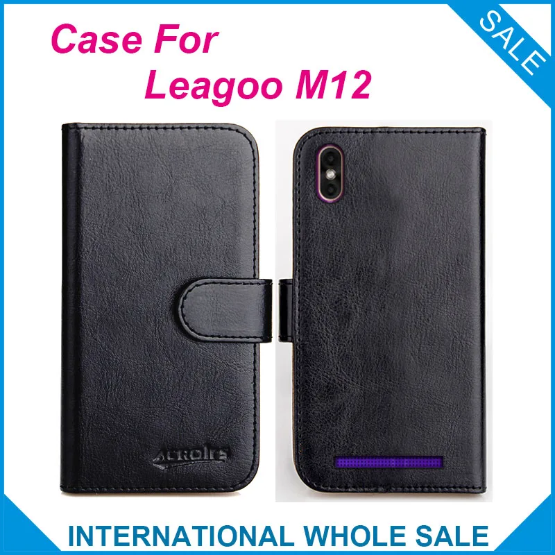 Original! Leagoo M12 Case 6 Colors High Quality Flip Leather Wallet For Cover Slots Phone Bag | Мобильные телефоны и
