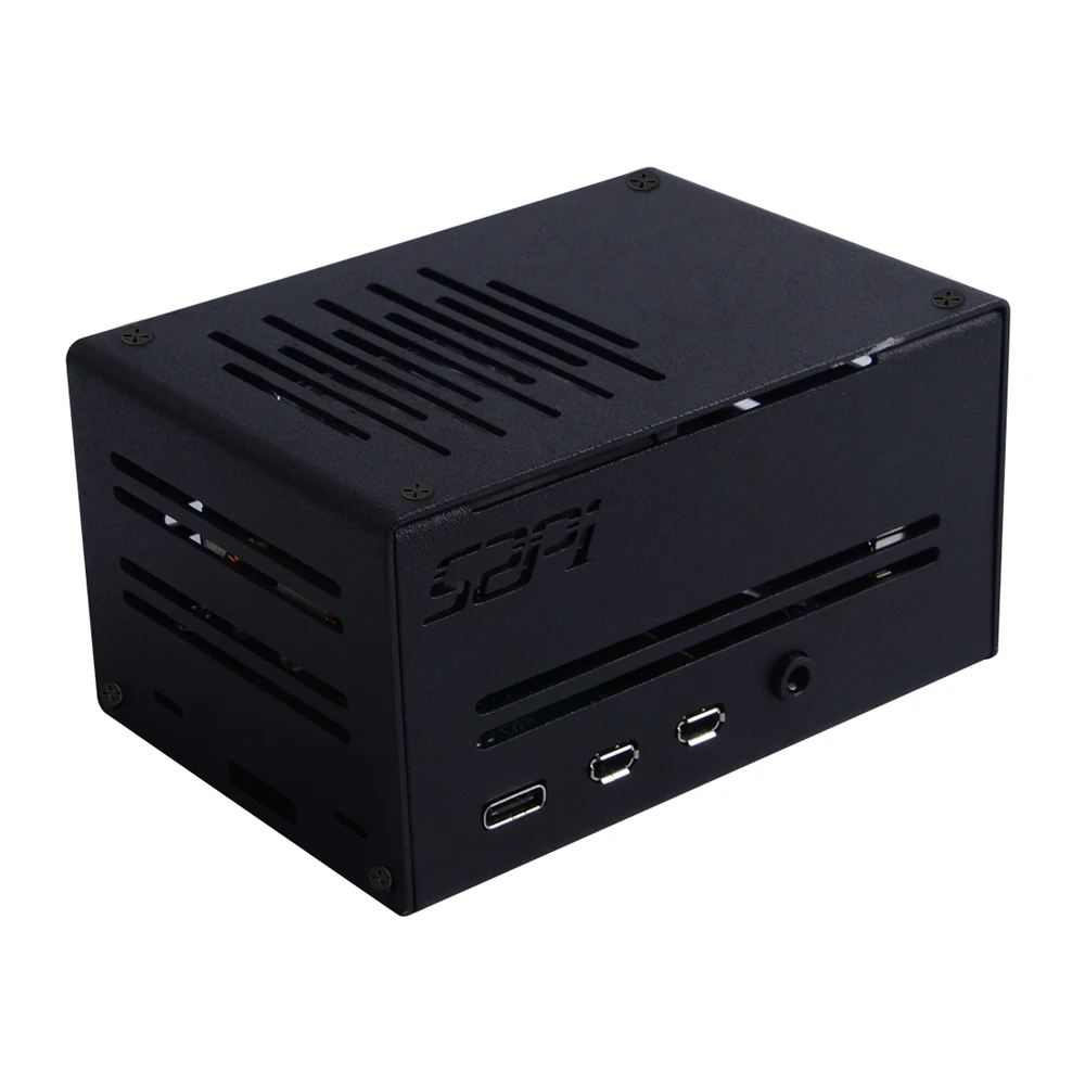 Металлический корпус охлаждающего вентилятора для Raspberry Pi 4B R262 52pi | Компьютеры и