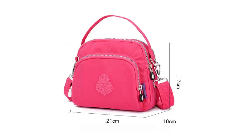 Сумки-мессенджеры Женская сумка через плечо женская Bolsa Feminina Mujer нейлоновая Водонепроницаемая большая однотонная пляжная Женская дорожная сумка