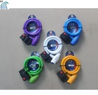 color lock mountain bike lock wire lock security ring lock cable lock bicycle lock
