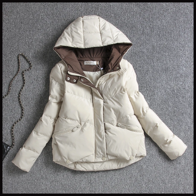 New Autumn Winter 2020 Women Parka Short Down Cotton Padded Coats Female Jacket Korean Manteau Femme 0040 KJ4452 | Женская одежда