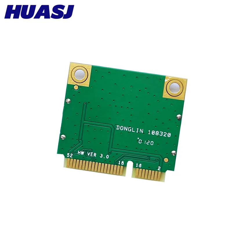HUASJ Atheros QCA6174A двухдиапазонный AC WIFI модуль адаптер mini PCI-E 2 4G/5G заменить QCA9377 |