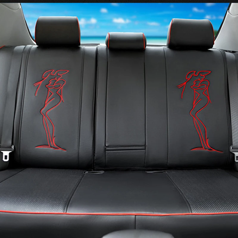 AutoDecorun сиденье из искусственной кожи чехлы для Volkswagen VW EOS Набор чехлов на