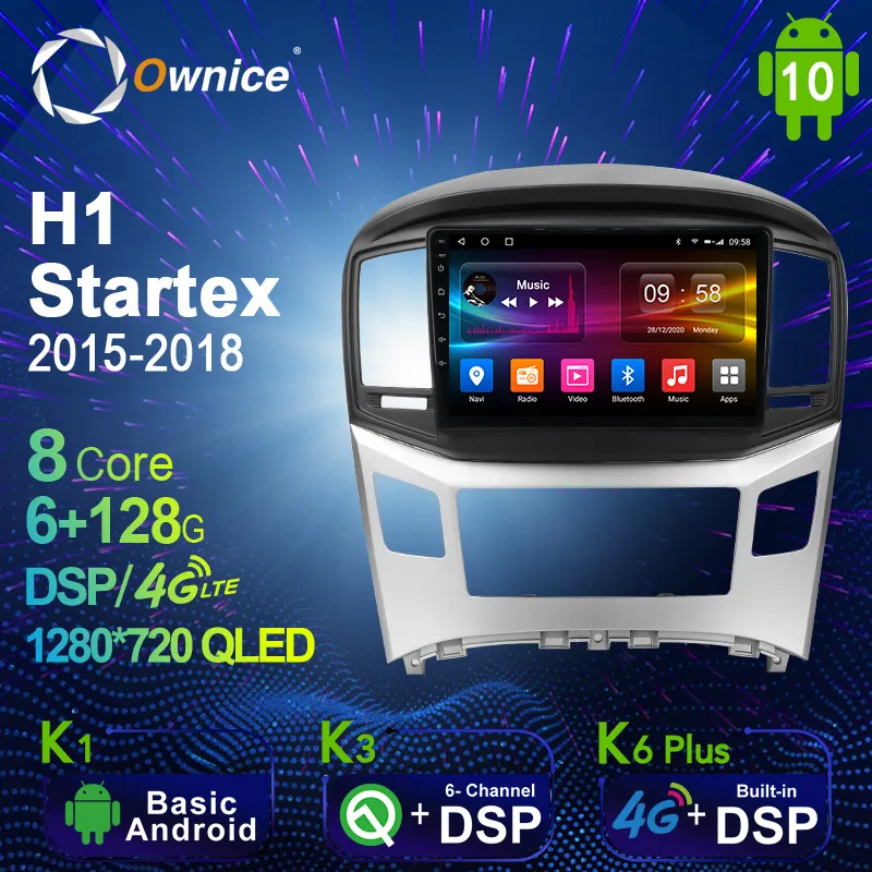Android 10.0 6G+128G Car Radio Stereo for H1 Startex 2015-2018 Auto Audio GPS 4G LTE System head unit 1280*720 Android 10.0 6G+128G Car Radio Stereo for H1 Startex 2015-2018 Auto Audio GPS 4G LTE System head unit 1280*720