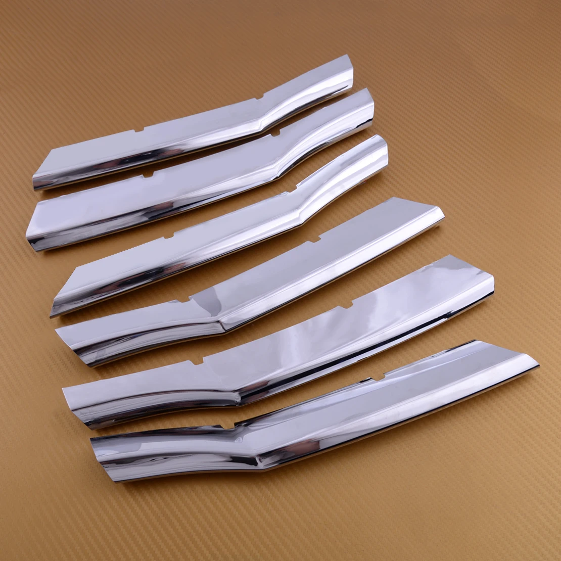 CITALL 6 шт. Передняя Центральная решетка из АБС-пластика накладка на бампер отделка