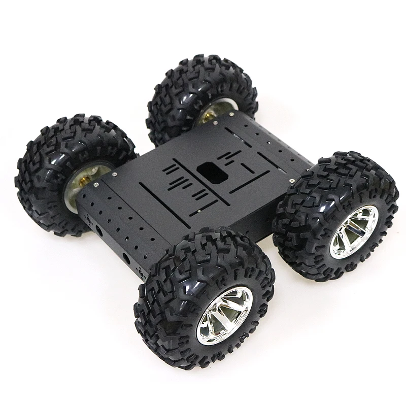 8KG Load C3 4WD Smart Robot Car Chassis Kit 130mm Rubber Wheel + 4pcs High Torque DC Motor Unassembled DIY Education | Игрушки и хобби