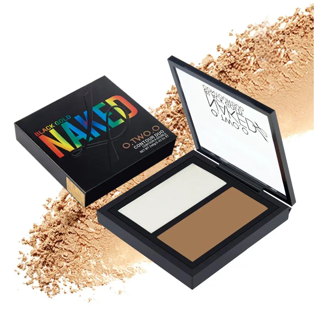 

2 Colors Makeup Bronzer Contour Powder Grooming Highlighter Shading Powder Cheap Price Hotsale