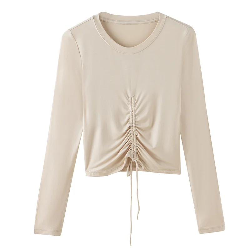 

Horta 2021 Autumn New T-shirts Women Fashion Soft Comfortable Tops Long Sleeve Slim Fit Elegant Female Tshirts