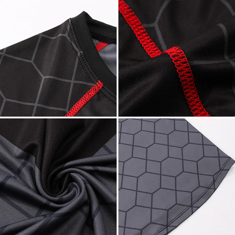 Новый дизайн Спортивная рубашка для фитнеса мужские футболки бега