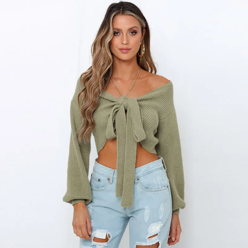 Женский трикотажный кардиган с открытыми плечами повседневный однотонный