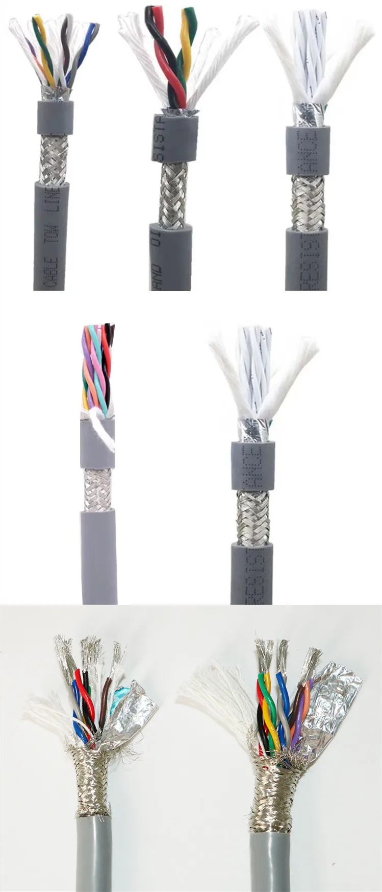 Экранированная витая пара кабель 22AWG 20AWG 18AWG 2-8 ядер towline кабель ПВХ мягкий провод изгиб и коррозионно-стойкий медный провод