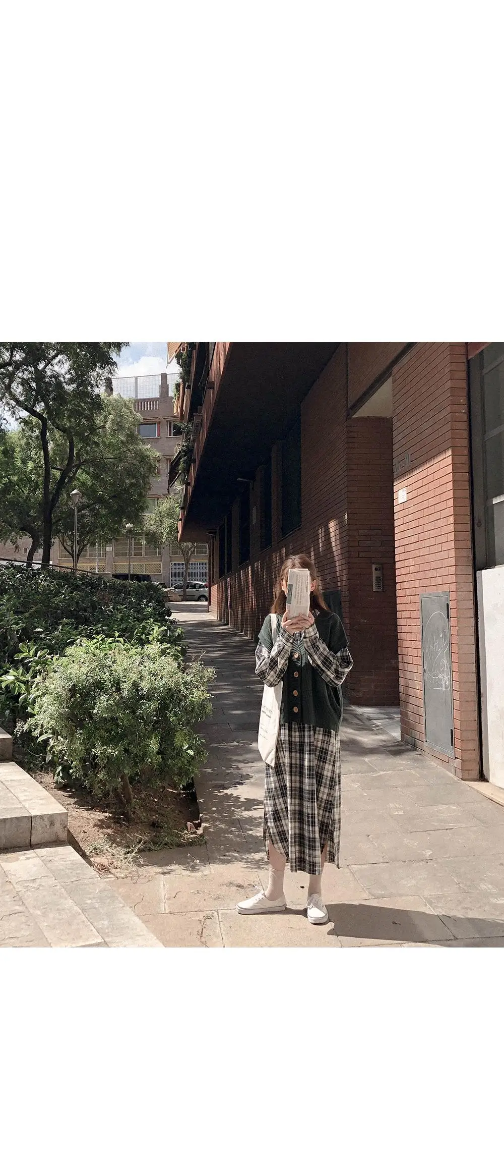S XL размера плюс новое весеннее платье для девочек Бохо вечерние в клетку женское винтажное платье с принтом с длинным рукавом женские платья длинное платье Vestido
