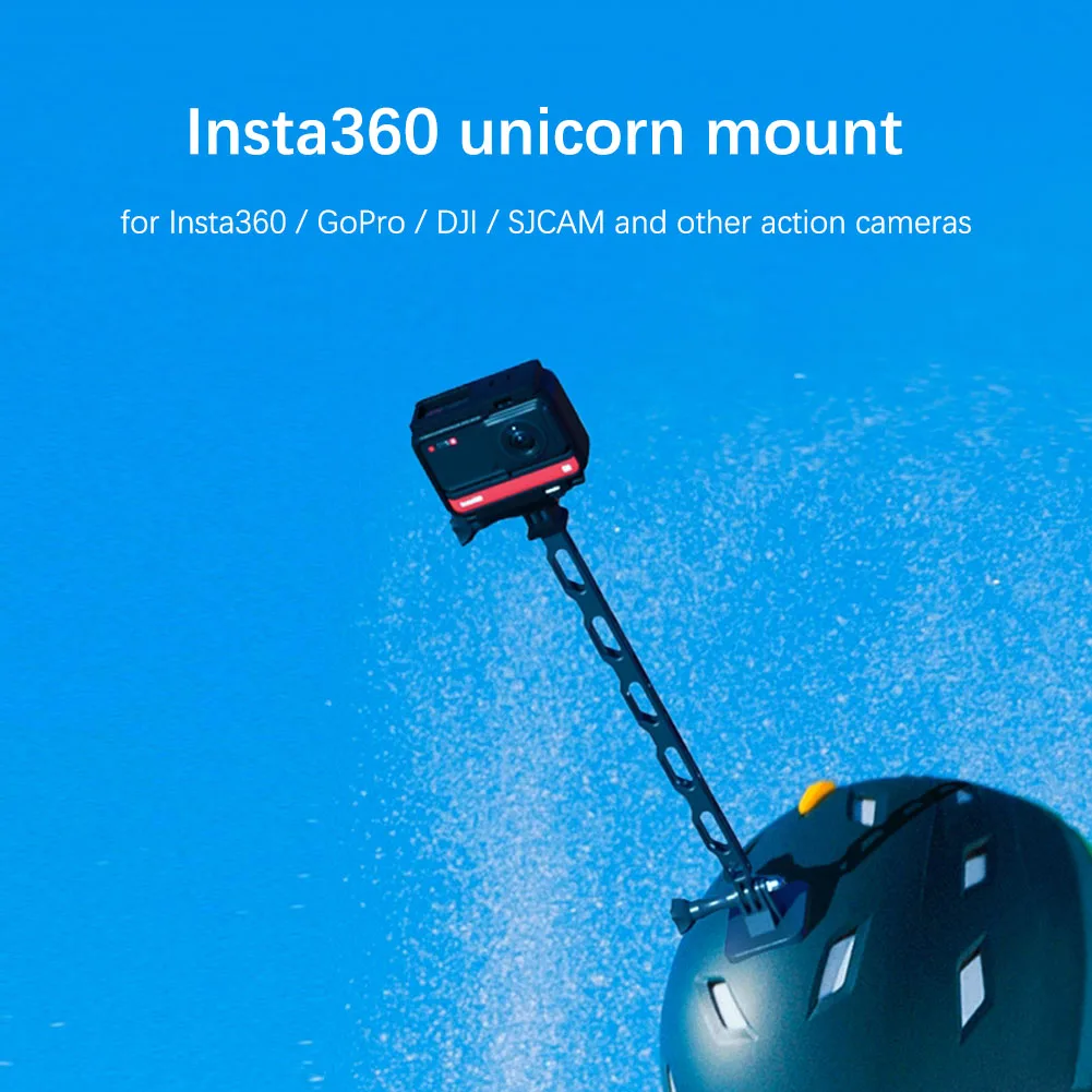 TUYU Aluminium Insta360 Unicorn Mount Bracket Clamp for Gopro Max One R X2 Bicycle Motorcycle Action Camera Accessories | Электроника