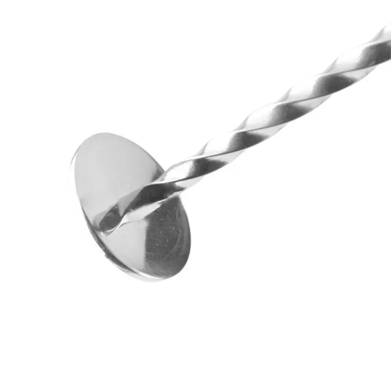 1 шт спиральная Форма Бар коктейль ложка Нержавеющая сталь барменская барный