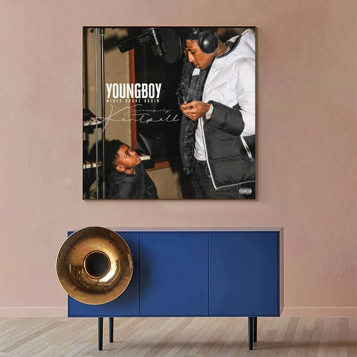 

Youngboy-искренне, кентрелл, музыкальный альбом, Обложка, постер, холст, художественный постер, печать музыкальной певицы, звезда, фото, домашний...
