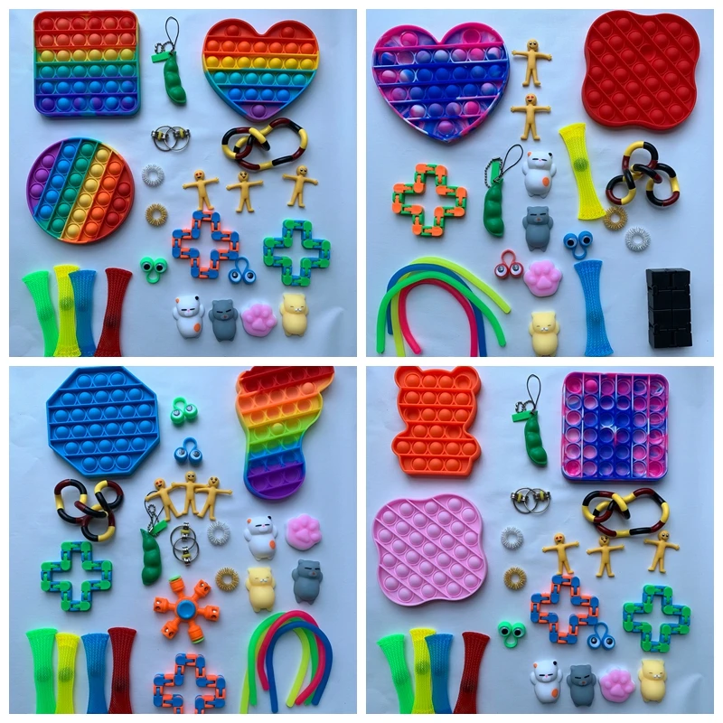 

Toys Anti Stress Toy Set Fidget Toys Sensory Stress Relief Antistress Relief Gift for Adults Girl Children
