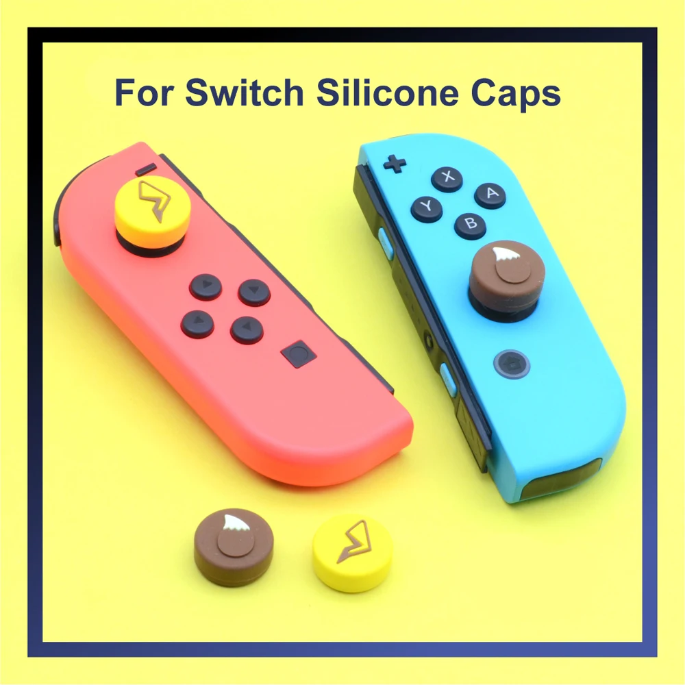 4 шт. силиконовые колпачки для джойстика Nintendo Switch NS JoyCon|Запасные части| |