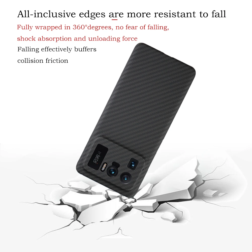 carbon fiber phone case for xiaomi mi 11 ultra aramid fiber phone cover ultra thin business case for xiaomi mi 11 ultra 5g shell free global shipping