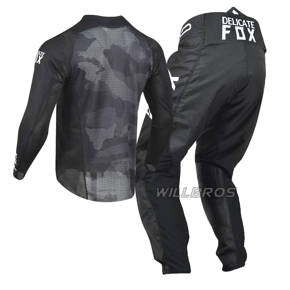 

2021 Delicate Fox 180 Oktiv Trev Jersey Pants Motocross Motorcycle Racing Kit Scooter Mens Gear Set