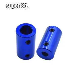 Части 3D принтера гибкое соединение из алюминиевого сплава вал муфта синий диаметр 5 мм 5 мм * 5 мм 5 мм * 8 мм для шагового двигателя
