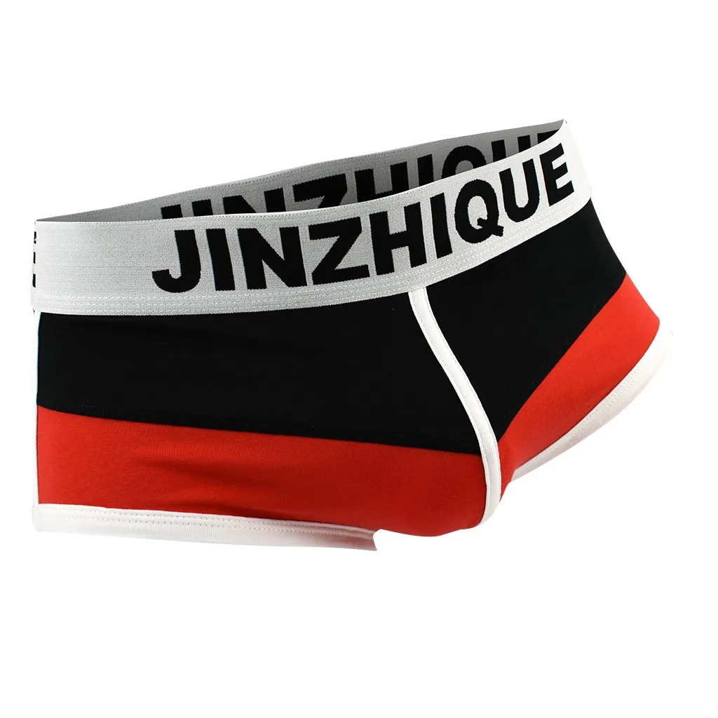 

Men Underwear briefs Cotton Striped Sexy Mens New Style Splicing Knickers Soft Breathable Underpants Sexy Briefs Patchwork Z0506