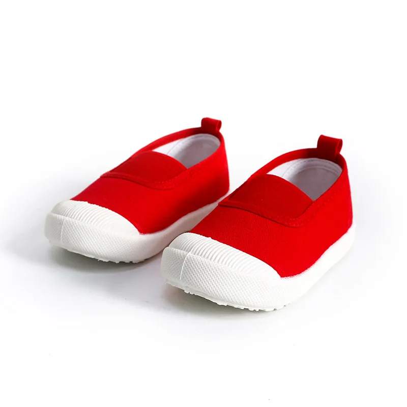 Children Canvas Shoes Girls Sneakers Fashion Anti-Slippery Flat Kids Loafers Breathable School Candy Color Casual | Детская одежда и