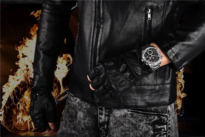 PAGANI Роскошные Брендовые спортивные часы с хронографом мужские Reloj Hombre Водонепроницаемые кожаные кварцевые часы черные часы Relogio Masculino