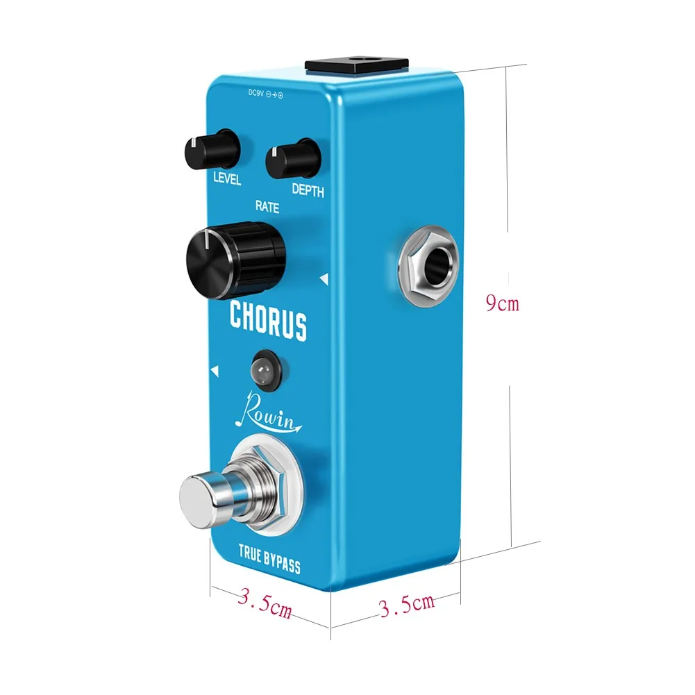 

Ensemble King Level Depth Knob High Warm Clear Chorus Sound With BBD Chip Guitar Analog Chorus Pedal Rowin LEF-304 User Manual
