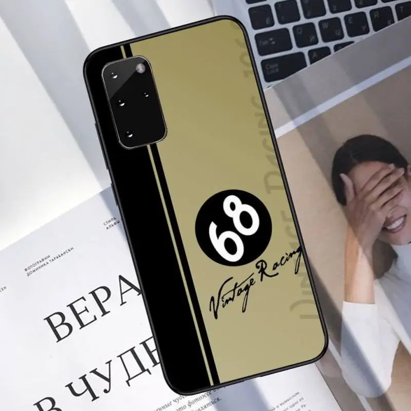 

vintage racing simple Phone Case For Samsung galaxy S 7 8 9 10 20 edge A 6 10 20 30 50 51 70 note 10 plus