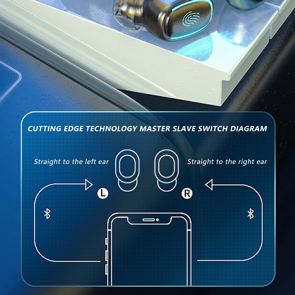 Беспроводная Спортивная мини стереогарнитура A10 водонепроницаемые наушники