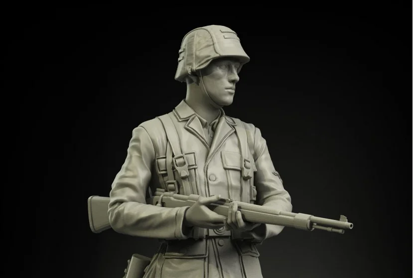 1/35 смоляные фигурки модельные наборы военные неокрашенные 666-1