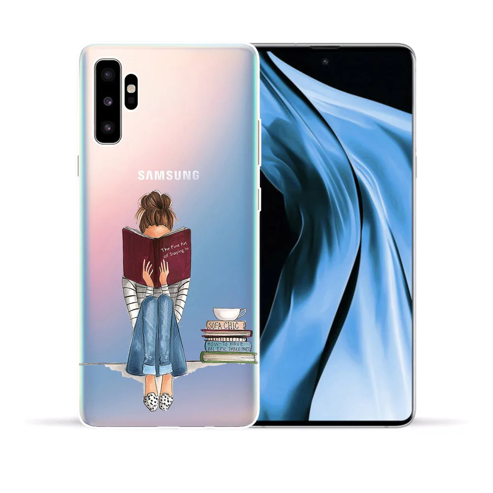 Fashion Classy Paris Girl Summer Legs Soft TPU Case For Coque Samsung Galaxy NOTE 10 Pro 5G Note 9 8 5 M10 M20 M30 Cover | Мобильные