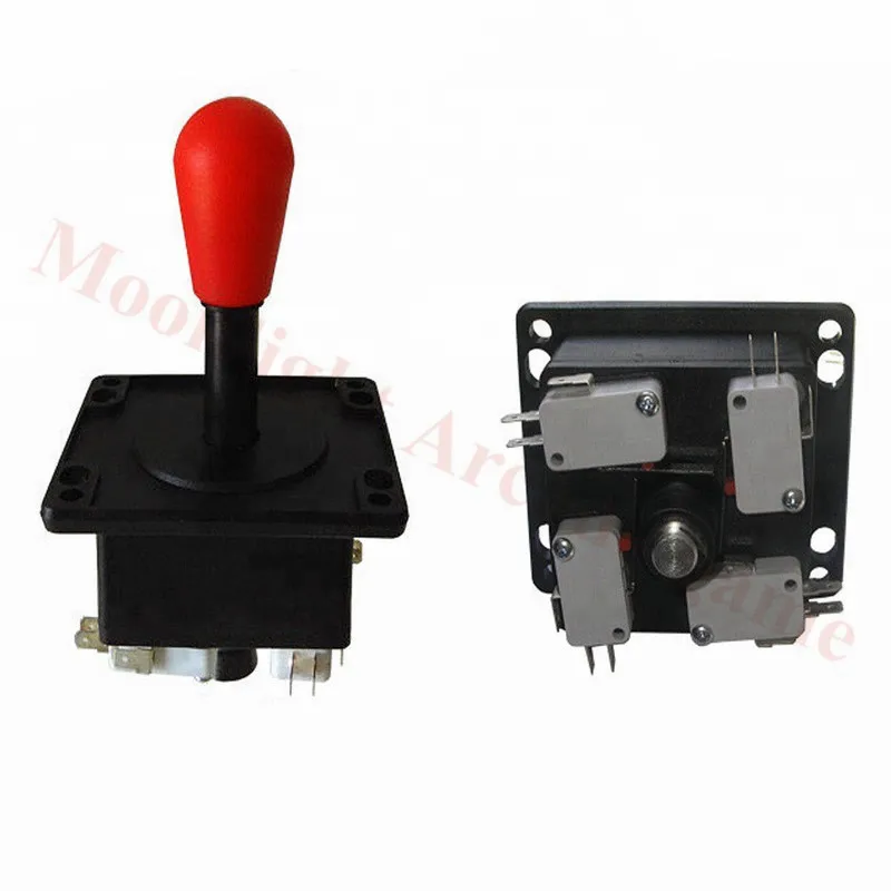 2 шт. черный/красный джойстик в американском стиле HAPP с микропереключателями Acemake