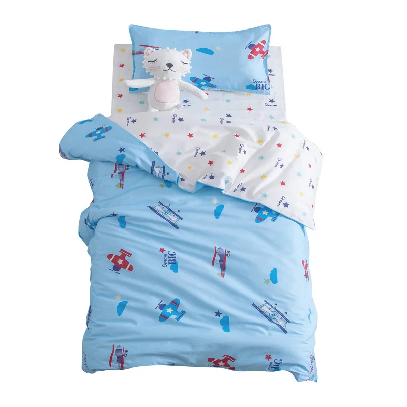 Комплект постельного белья из 3 предметов для принцессы хлопковый комплект с