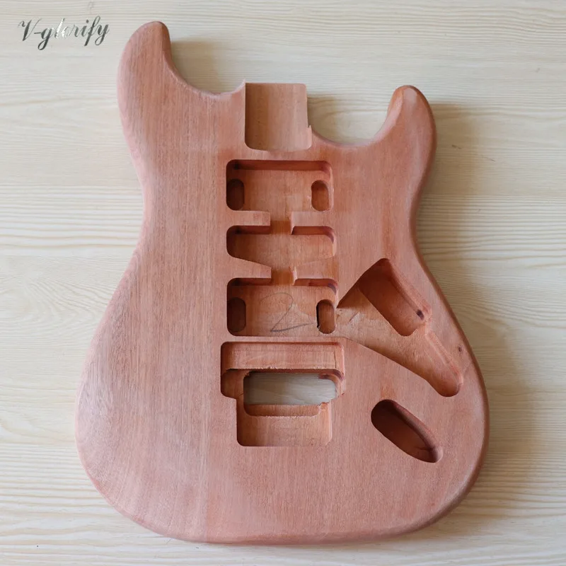 fräsen st gitarre körper elektrische gitarre körper okoume strat körper natuaral farbe floyd rose gitarre barrel für e gitarr