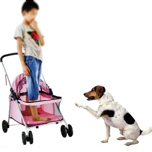 20 кг Складная собачья кошка коляска для питомцев большое пространство дышащие