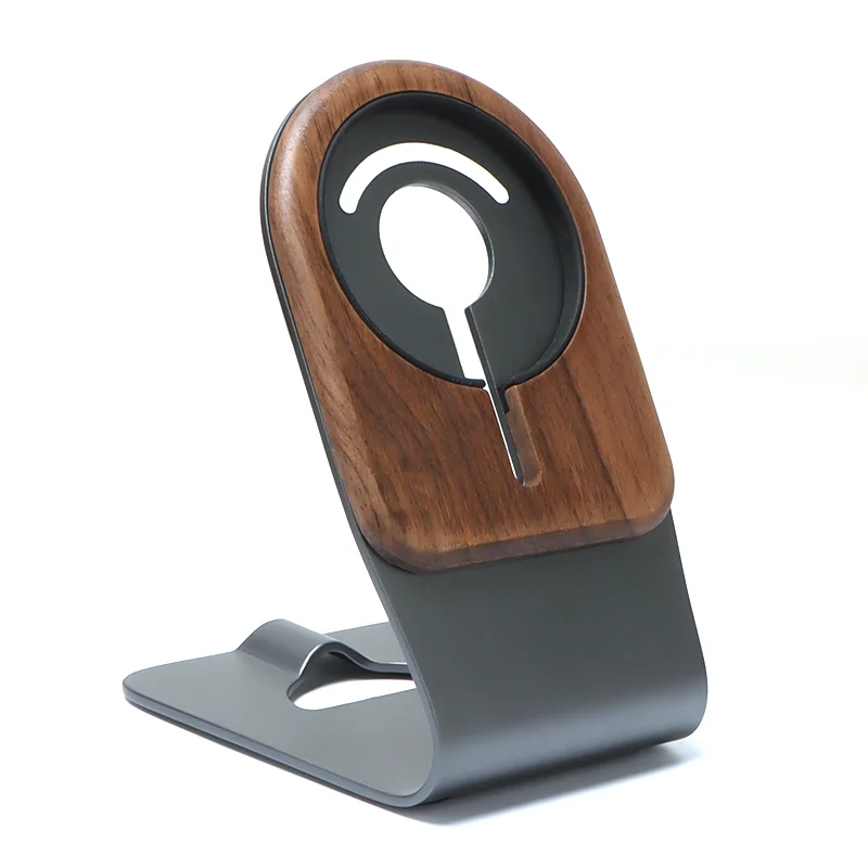 Подставка из натурального дерева для Apple MagSafe Charger подставка Натурального ореха