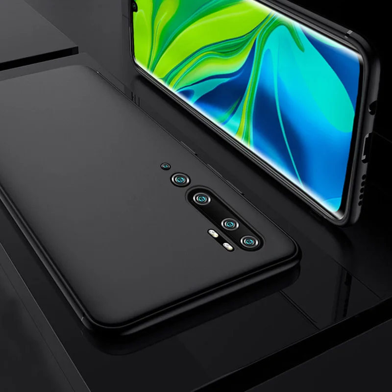 Thouport Силиконовый чехол для Xiaomi Mi 10 Pro 5G Чехлы Note10 Кольцо Стенд держатель матовый