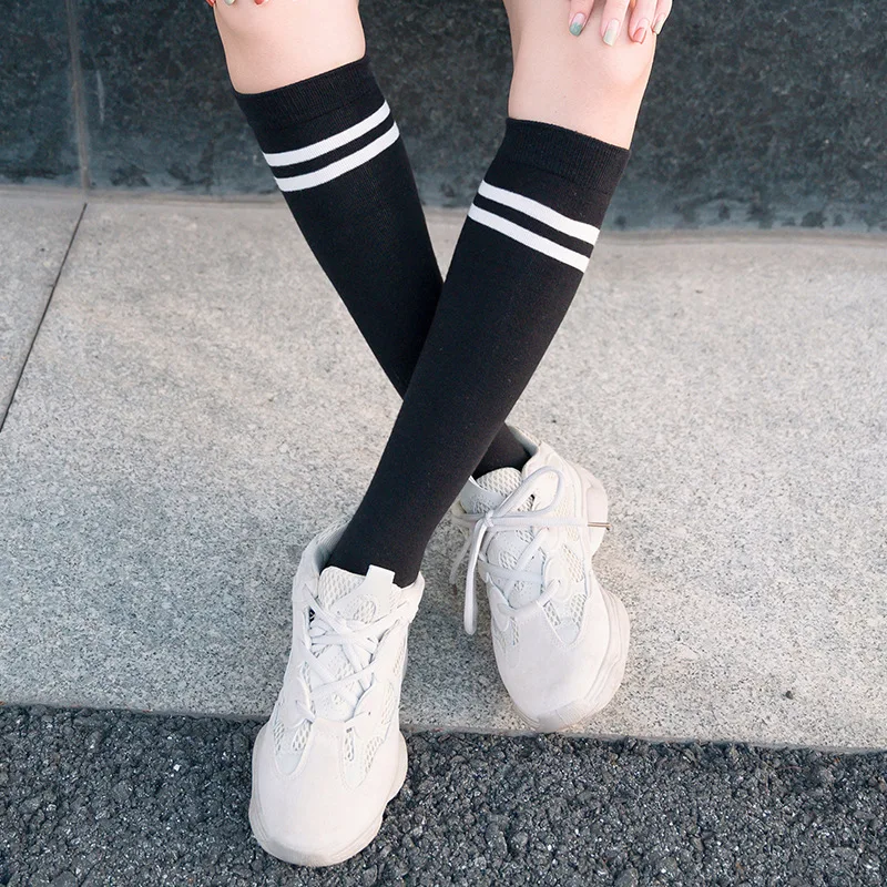 Новое поступление полосатые чулки женские сексуальные высокие нейлоновые