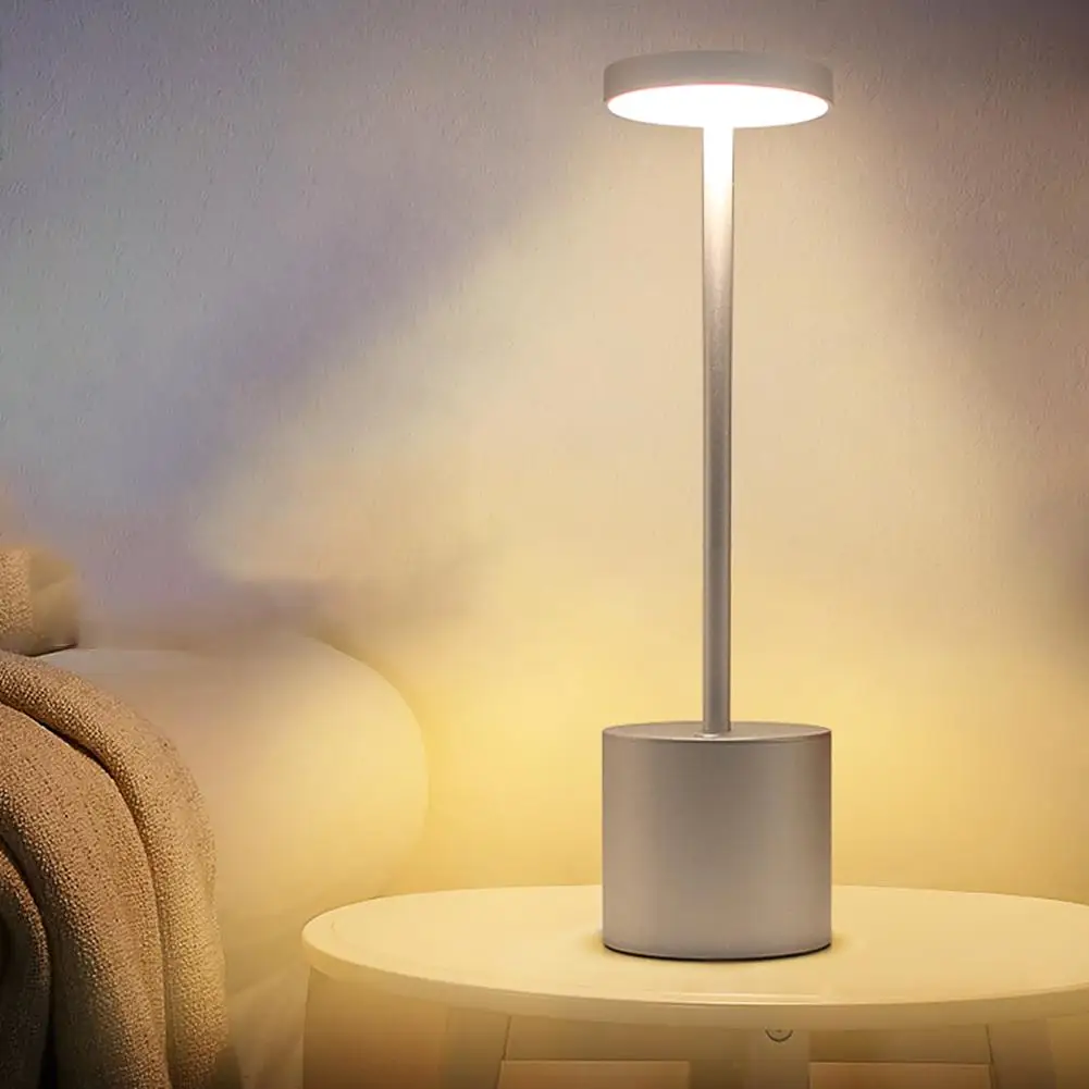 LED 2 Modes Adjustable Desk Lamp 3000K Eye Protection Touch Switch Light Dimmer Rechargeable USB Led Reading Table | Освещение