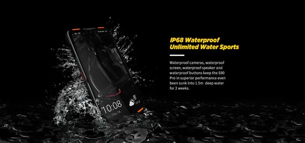 DOOGEE S90 Pro смартфон с 5 дюймовым дисплеем ОЗУ 6 ГБ ПЗУ 18 128 мАч 16 МП Android 5050|Смартфоны| |