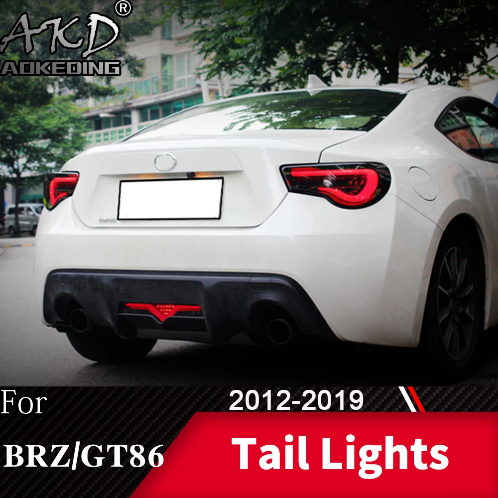 Задний фонарь для Toyota GT86 FT86 2012- Subaru BRZ светодиодный задний фары, противотуманные фары Дневные ходовые огни DRL автомобильные аксессуары