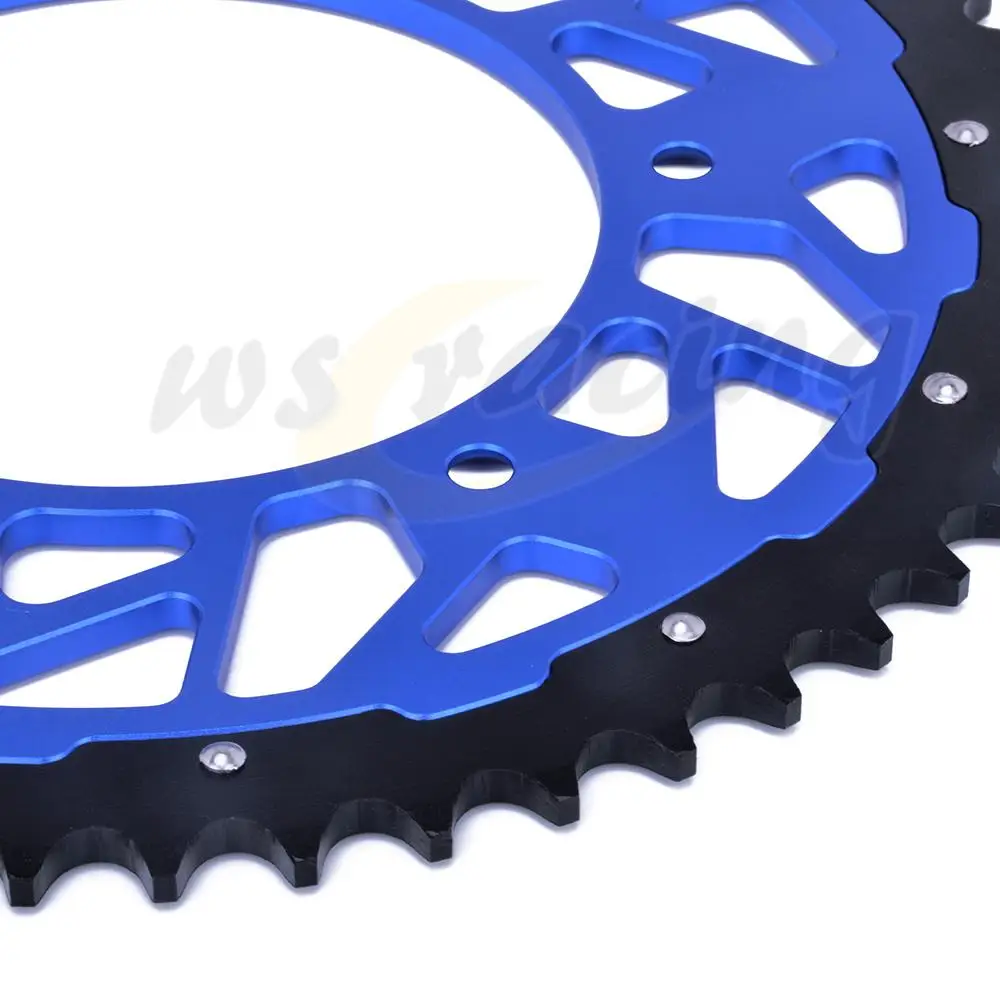 48T 49T 50T Motorcycle Rear Chain Sprocket For Yamaha YZ125 250 400 450F 426 WR250 450 1999 2003 2006 2009 2015 2018 | Автомобили и