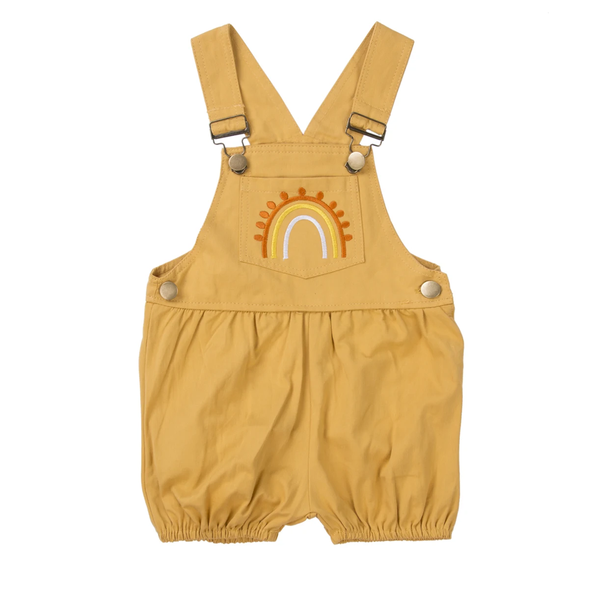2020 Baby Summer Clothing Cute Toddler Kid Girl Clothes Embroidery Rainbow Romper Jumpsuit Overalls Bib Pants Outfit 6M-4T | Детская