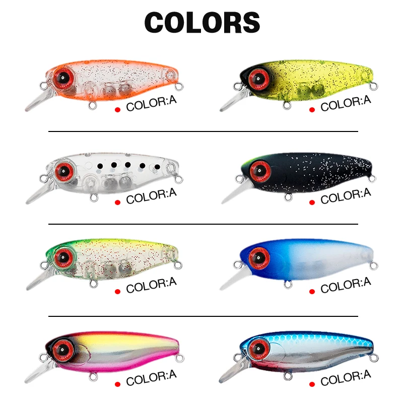 

2.9g Wobblers Fishing Lure Minnow Pesca Fishing Lures Bait Mini Floating Artificial Japan Trout Carp Pesca Hard Bait Jerkbait