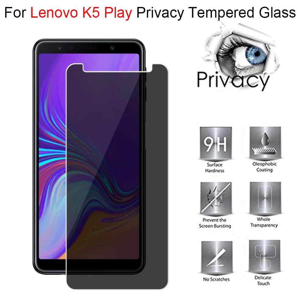 Закаленное стекло 2.5D 9H для Lenovo K5 Play Антибликовая Защитная пленка K5play|Защитные