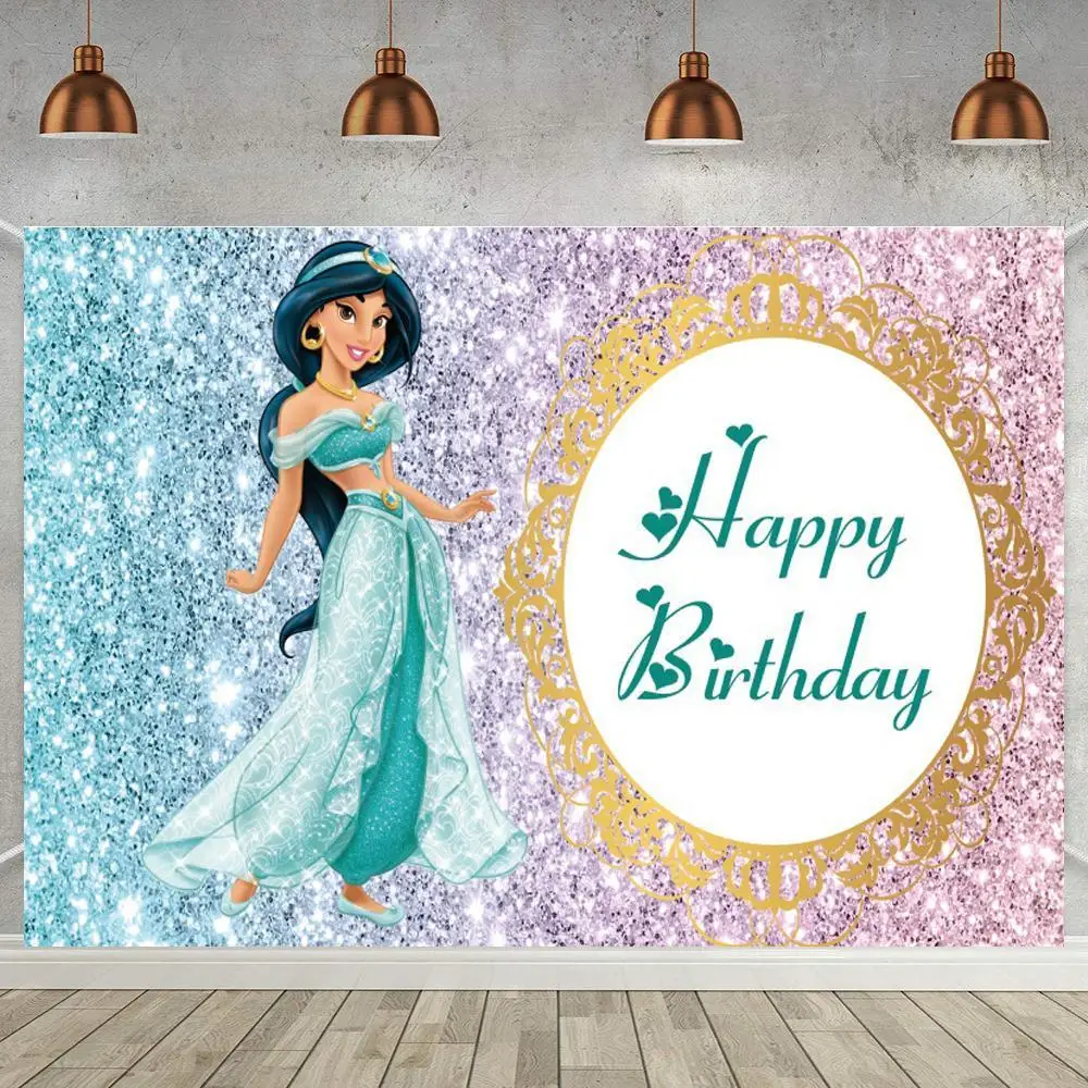 

Фон для фотосъемки с изображением милого слона Девочки принцессы Блестящий мятно-зеленый сладкий 15 16 день рождения Танцевальная вечеринка