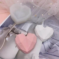 3d heart shaped silicone mold resin jewelry mold uv epoxy resin diy jewelry making tool