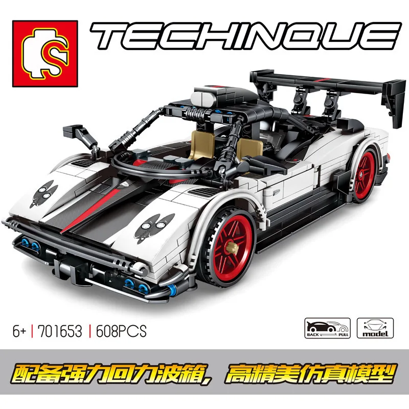 

Senbao Machinery Hurricane Car Model Small Particles Assembled Children's Educational Toys Gifts Construction Toys Blocks