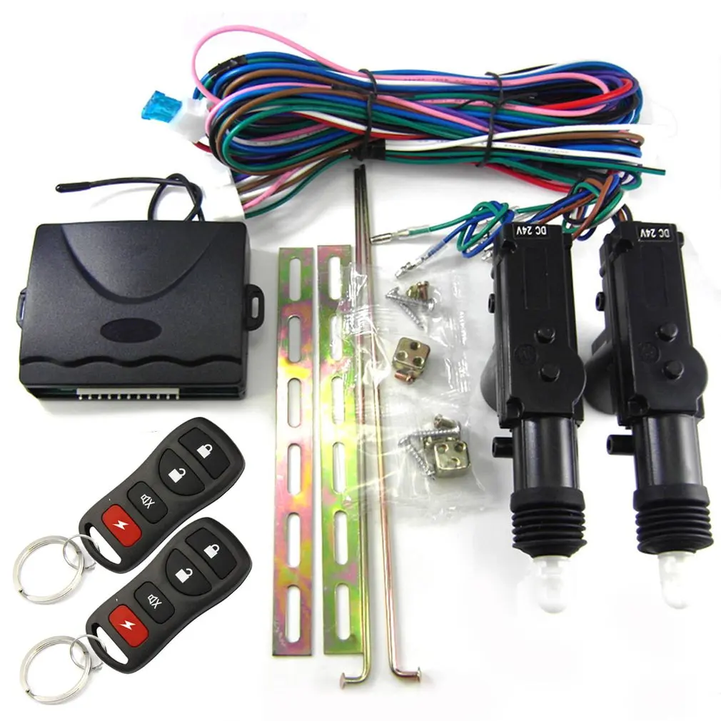 

CHADWICK 615-8170 2 Door Truck Central Door Lock Keyless Entry System Without Siren For 24V DC Vehicle Which Lock System